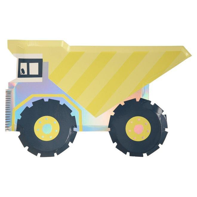 Dumper Truck Paper Party Plates - Party Affair