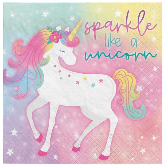 Sparkle Like A Unicorn Lunch Napkins - Party Affair