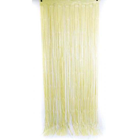 Pastel Matte Yellow/Chartreuse Foil Curtain
