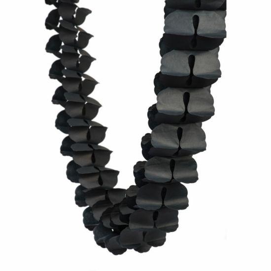 Black Paper Honeycomb Garland - Party Affair