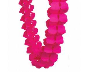 Magenta Paper Honeycomb Garland - Party Affair