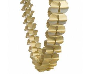 Metallic Gold Paper Honeycomb Garland - Party Affair