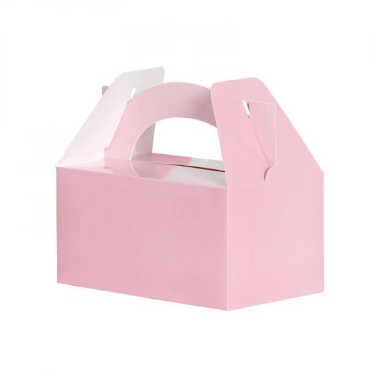 Pastel Pink Paper Lunch Boxes - Party Affair