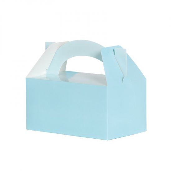 Pastel Blue Paper Lunch Boxes