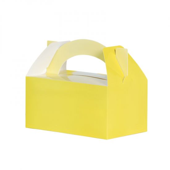Pastel Yellow Paper Lunch Boxes