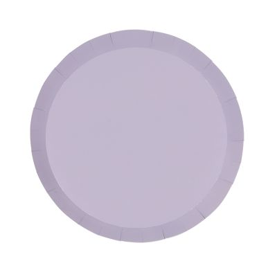 Pastel Lilac Paper Snack Plates