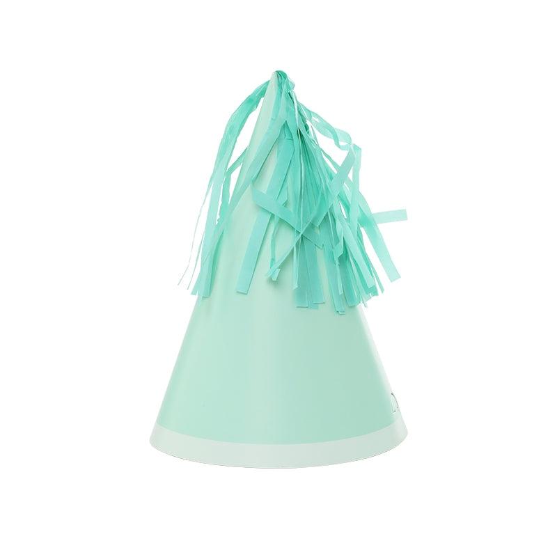 Mint Green Tassel Topper Party Hats - Party Affair