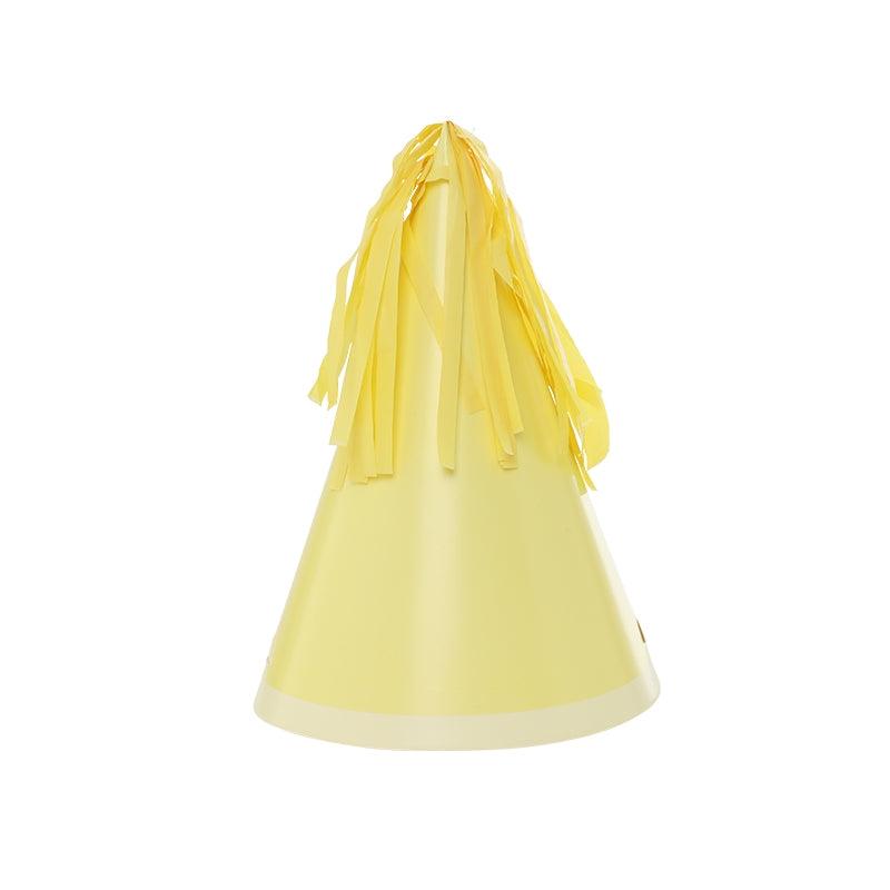 Pastel Yellow Tassel Topper Party Hats - Party Affair