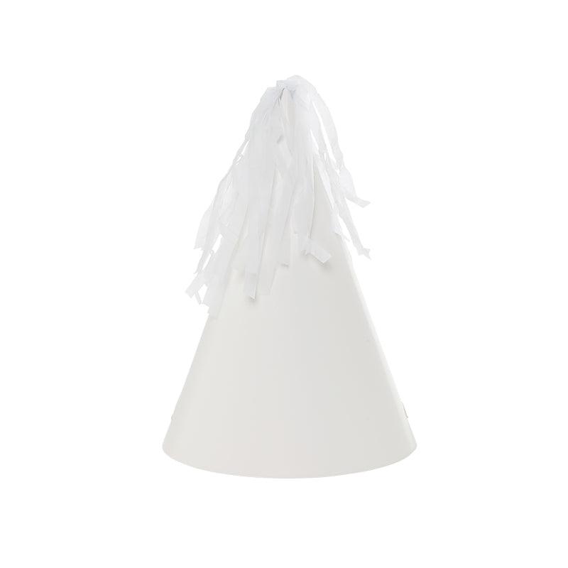 White Tassel Topper Party Hats - Party Affair