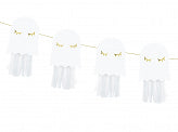 Ghosts With Tassels Paper Garland