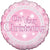 On Your Christening Pink Foil Balloon