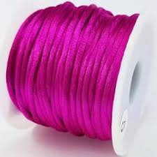 Hot Pink Rattail Ribbon