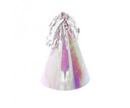 Iridescent Tassel Topper Party Hats - Party Affair