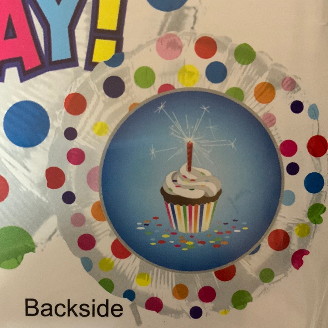 Happy Birthday Treat Foil Balloon