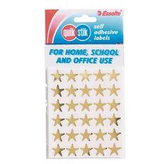 Small Gold Star Stickers - Party Affair