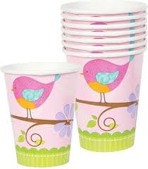 Tweet Baby Girl Cups