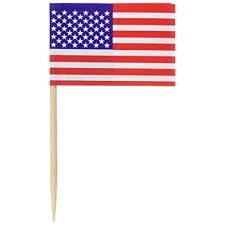 United States Canape Flag Picks - 20 - Party Affair