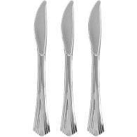 Silver Plastic Knives - Party Affair