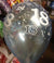 Silver Metallic 18 Printed Latex Balloon