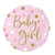 Sparkling Baby Girl Dots Foil Balloon