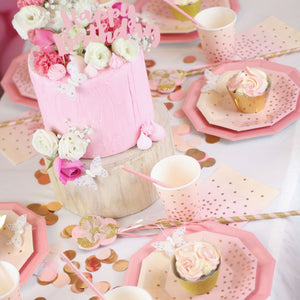 Happy Birthday' Pink Foil Cake Topper
