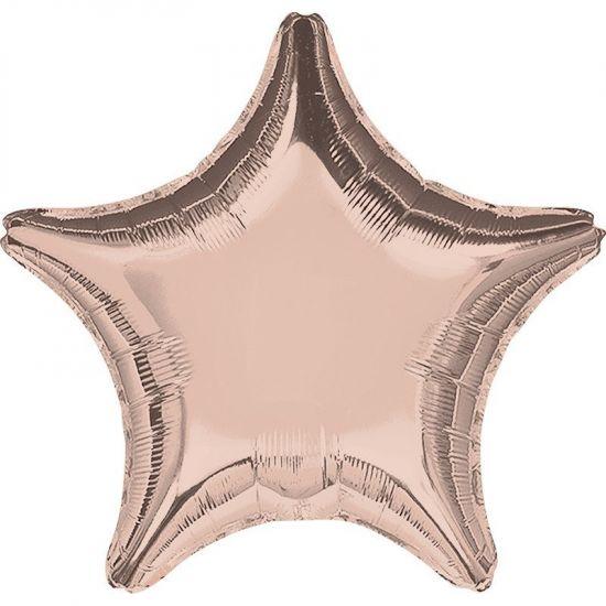 Rose Gold Star Foil Balloon - Party Affair