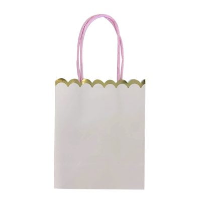 Pastel Party Bags With Metallic Trim