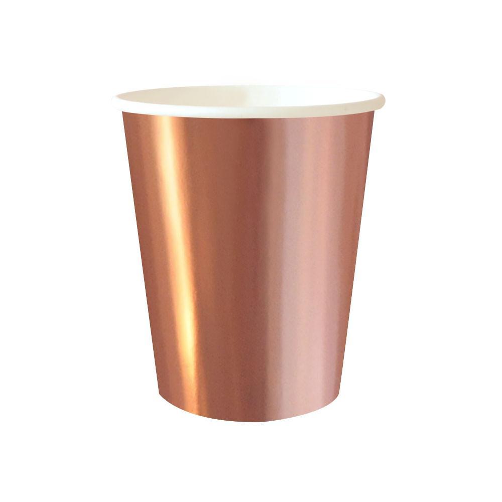 Rose Gold Foil Cups - Party Affair