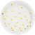 Touch Of Colour Gold Paper Lunch Plates