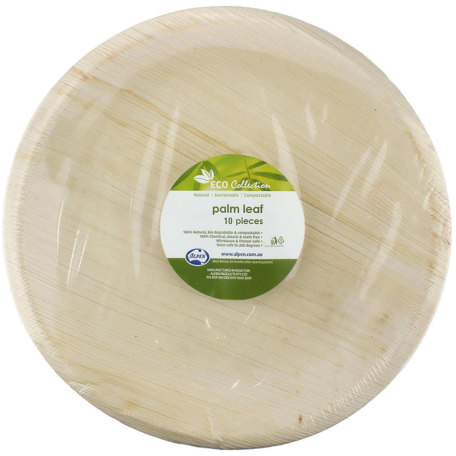 Eco-Friendly Palm Leaf Large Plates - Party Affair