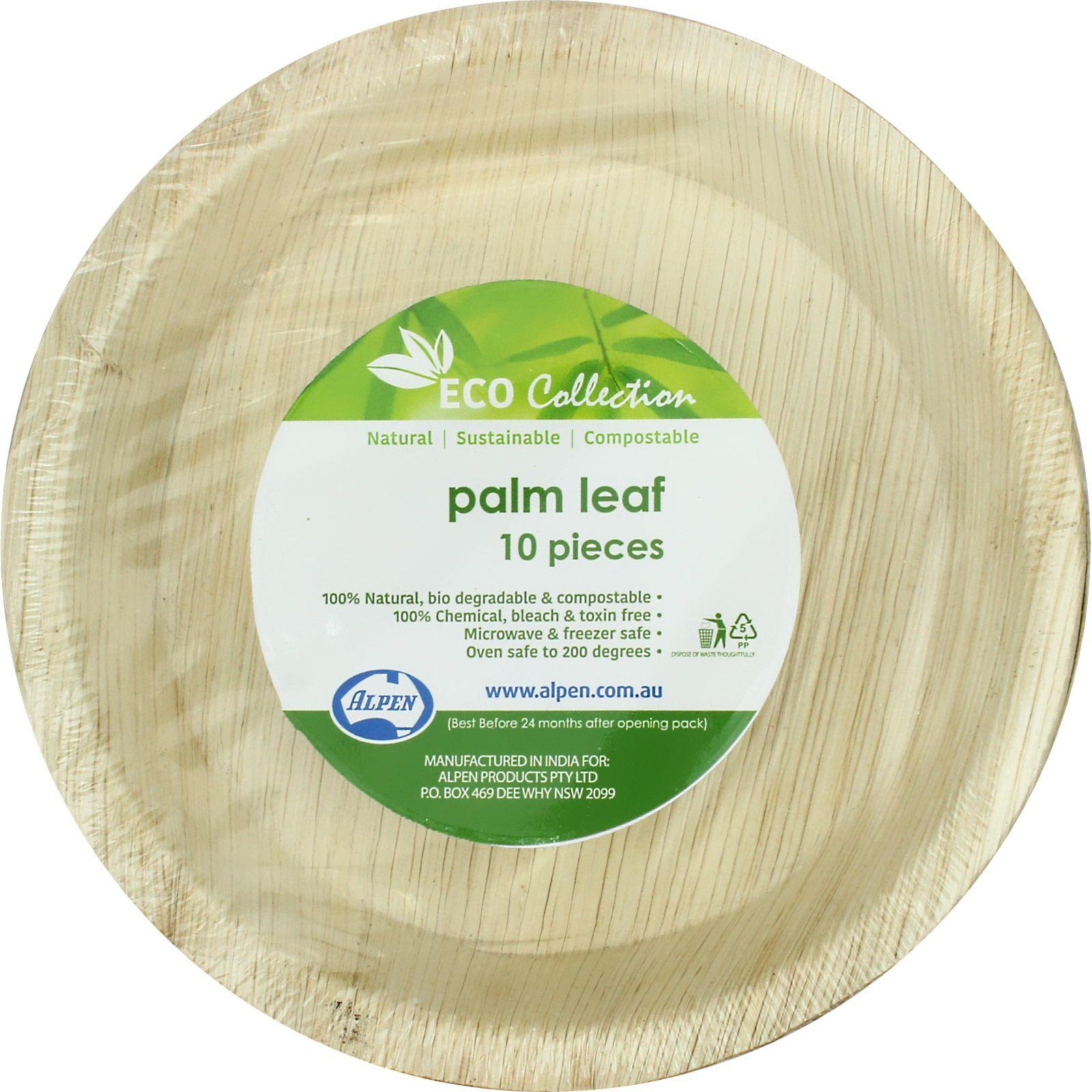 Eco-Friendly Palm Leaf Small Plates - Party Affair