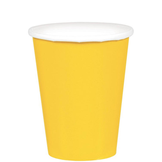 Yellow Sunshine Paper Cups